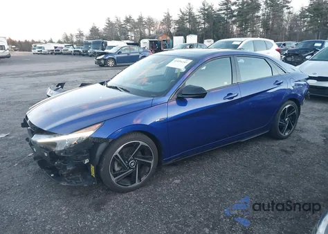 2023 Hyundai Elantra N Line from USA, damaged, VIN KMHLR4AFXPU577713